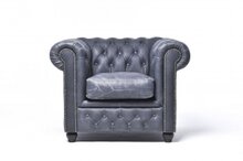 Chesterfield Fauteuil Leer