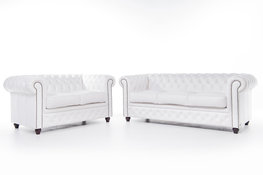 Chesterfield Original Wit 2 + 3 zits