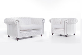 Chesterfield Original Wit 1 + 2 zits