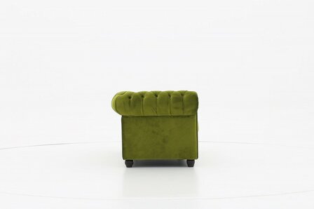 Chesterfield Bank Original Fluweel | 3-zits | Groen | 12 jaar garantie