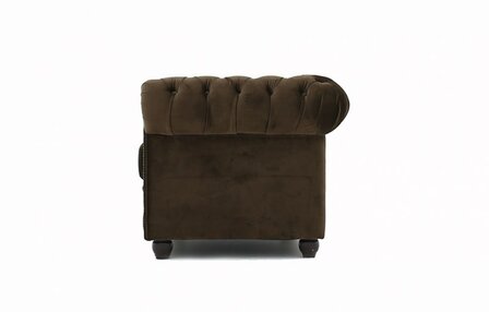 Chesterfield Fauteuil Original Fluweel | Bruin | 12 jaar garantie