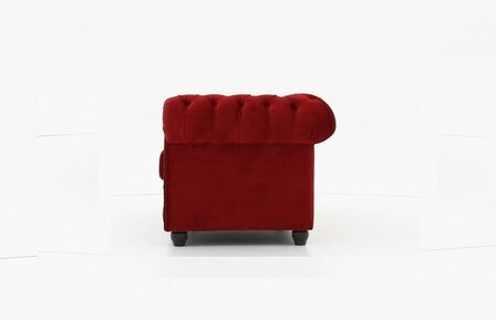 Chesterfield Bank Original Fluweel | 2-zits | Rood | 12 jaar garantie