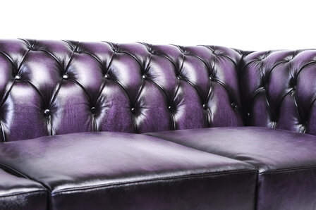 Chesterfield Original Antiek Paars 1 + 1 + 3 zits