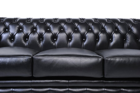 Chesterfield Original Zwart 2 + 3 zits