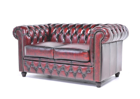 Chesterfield Original Antiek Rood 2 + 3 zits