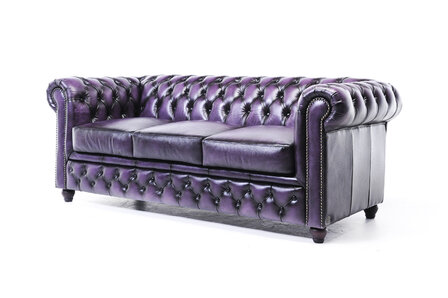 Chesterfield Original Antiek Paars 1 + 2 + 3 zits