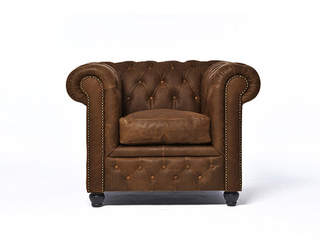 Chesterfield Fauteuil Vintage C0869 | 12 jaar garantie