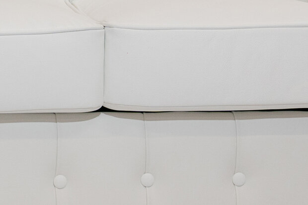 Chesterfield Fauteuil Class Leer | Wit | 12 jaar garantie