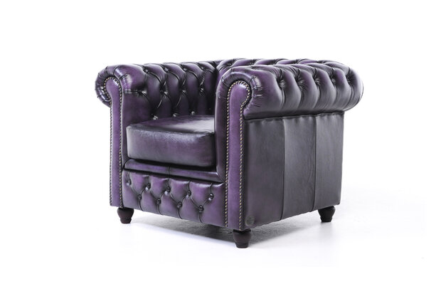 Chesterfield Original Antiek Paars 1 + 2 + 3 zits