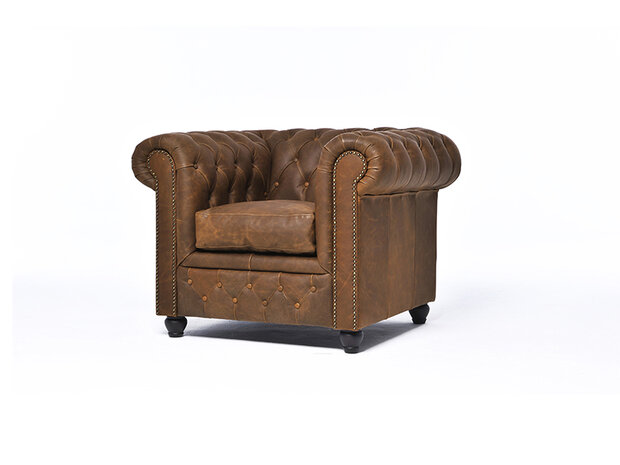 Chesterfield Fauteuil Vintage Alabama C1059 | 12 jaar garantie