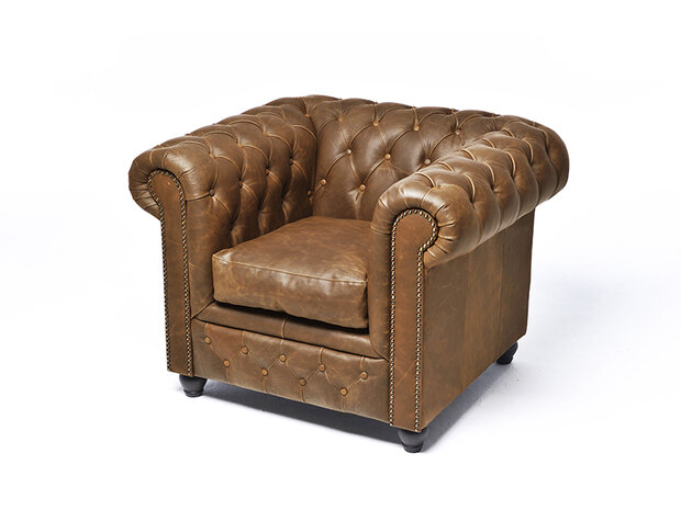 Chesterfield Fauteuil Vintage Alabama C1059 | 12 jaar garantie