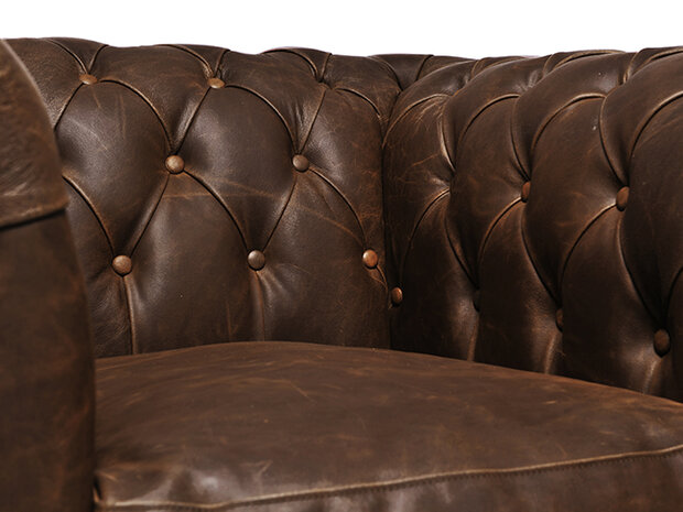 Chesterfield Fauteuil Vintage C0869 | 12 jaar garantie