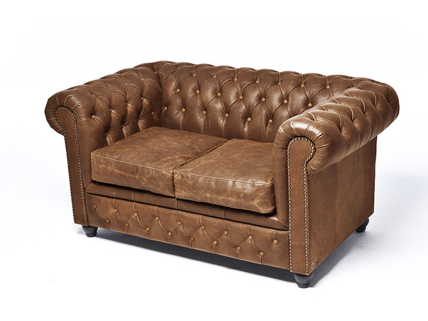 Chesterfield Bank Vintage Alabama C1059 | 2-zits | 12 jaar garantie