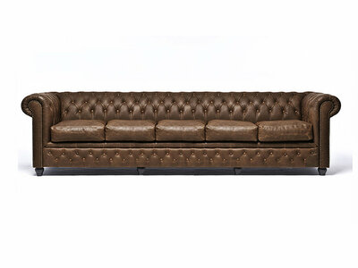 Chesterfield Bank Vintage C0869 | 5-zits | 12 jaar garantie
