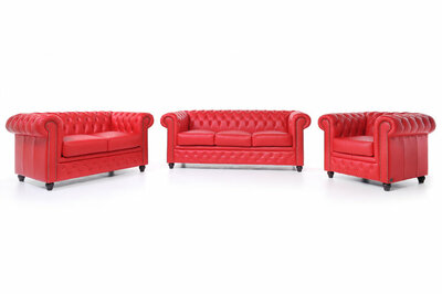 Chesterfield Original Rood 1 + 2 + 3 zits