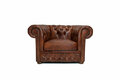 Chesterfield Fauteuil First Class Leer |Oud Bruin | 12 jaar garantie