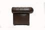 Chesterfield Fauteuil First Class Leer | Cloudy Donker Bruin  | 12 jaar Garantie_