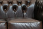 Chesterfield Fauteuil First Class Leer | Cloudy Donker Bruin  | 12 jaar Garantie_