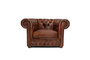 Chesterfield Fauteuil First Class Leer |Oud Bruin | 12 jaar garantie_