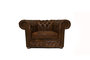 Chesterfield Fauteuil First Class Leer | Cloudy Licht Bruin | 12 jaar garantie_