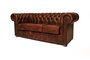 Chesterfield Bank Class Leer | 3-zits | Cloudy Karamel | 12 jaar garantie_
